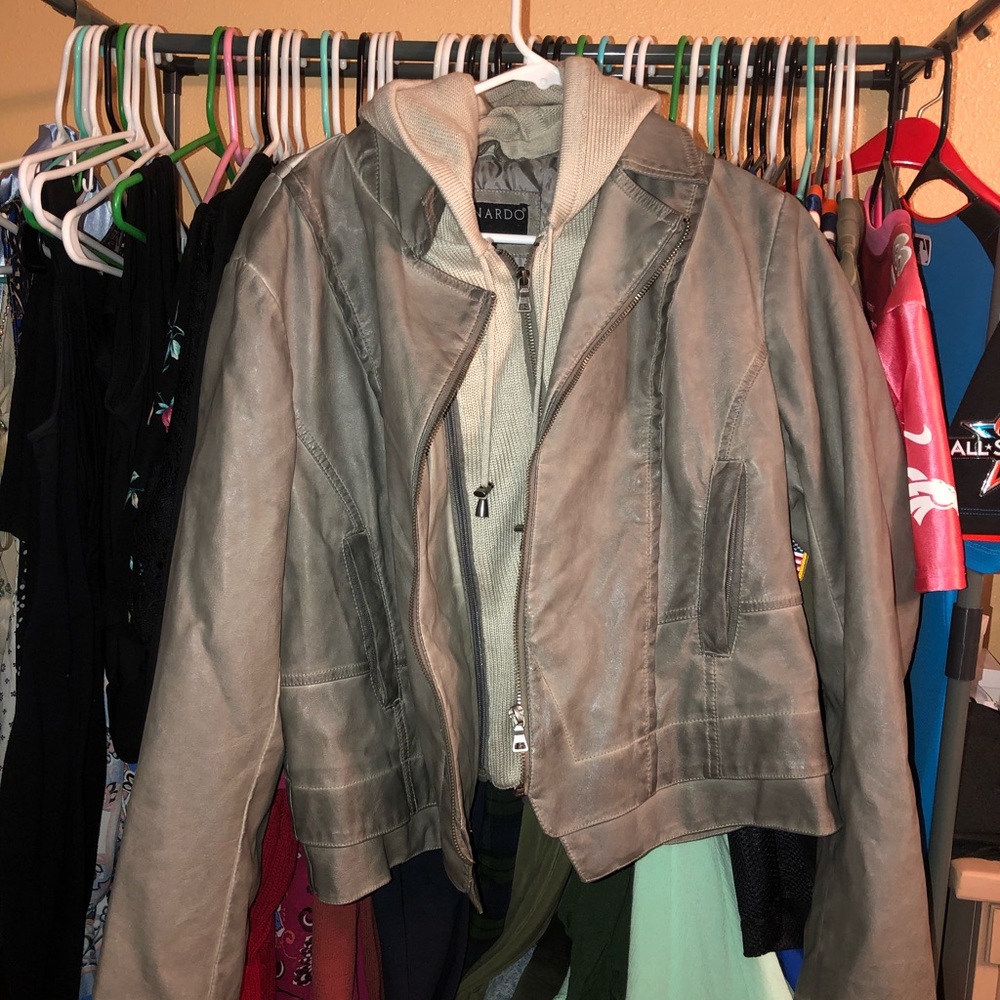 Bernardo Faux Leather Jacket